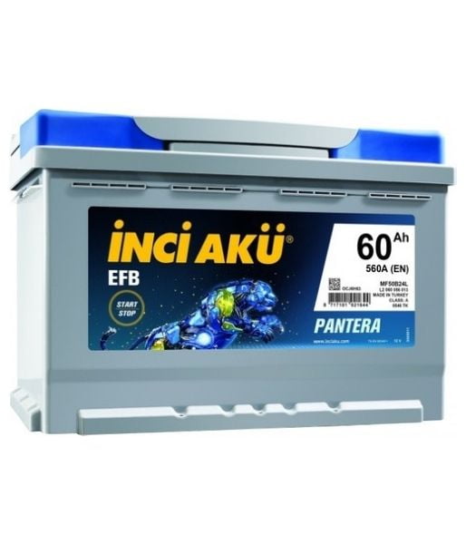 İnci Akü Fiyatları 21 INCI 60 EFB