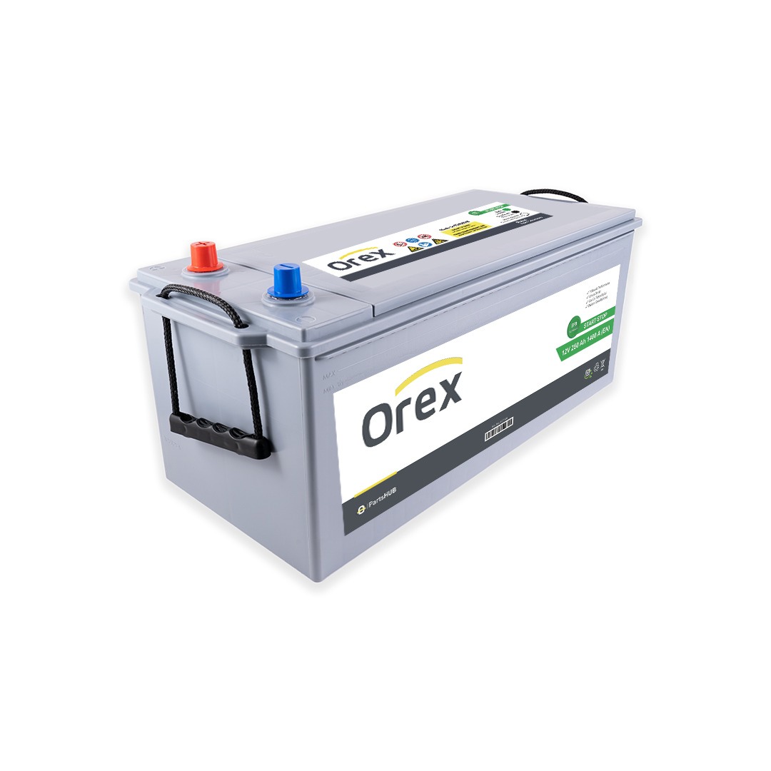 Orex 12V 250Ah 1400A Start Stop EFB R+Hd Akü